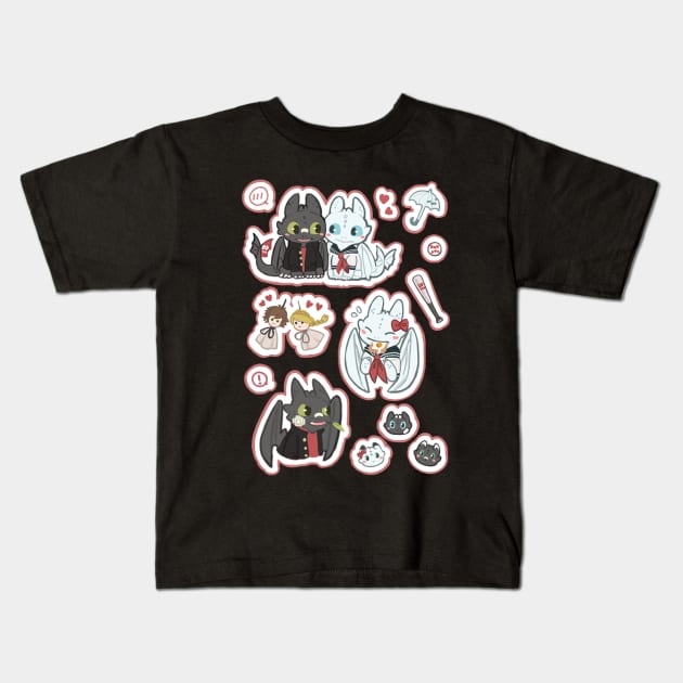 High school Toothless Kids T-Shirt by Time Season